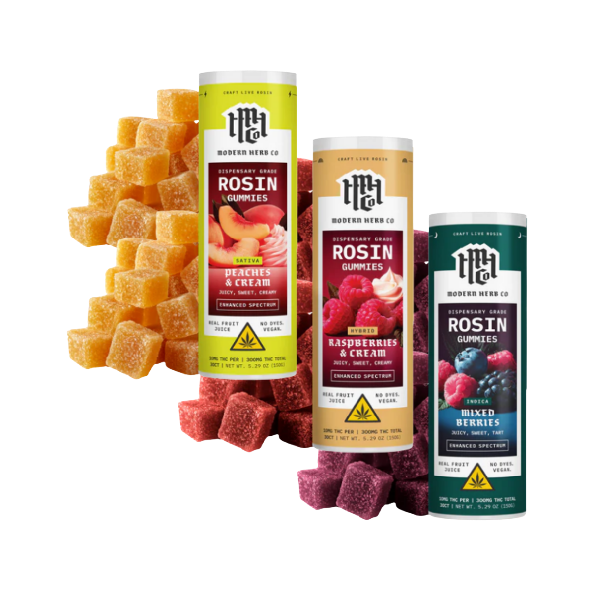 Modern Herb Co Live Rosin Gummy 30ct (300mg Delta 9)