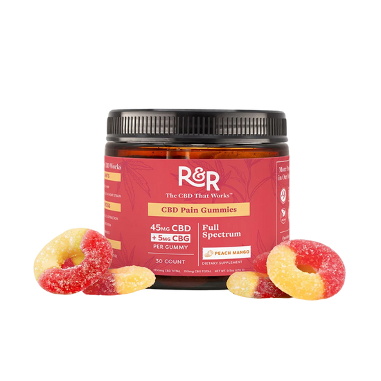 R&R Pain CBD + CBG Gummy Rings