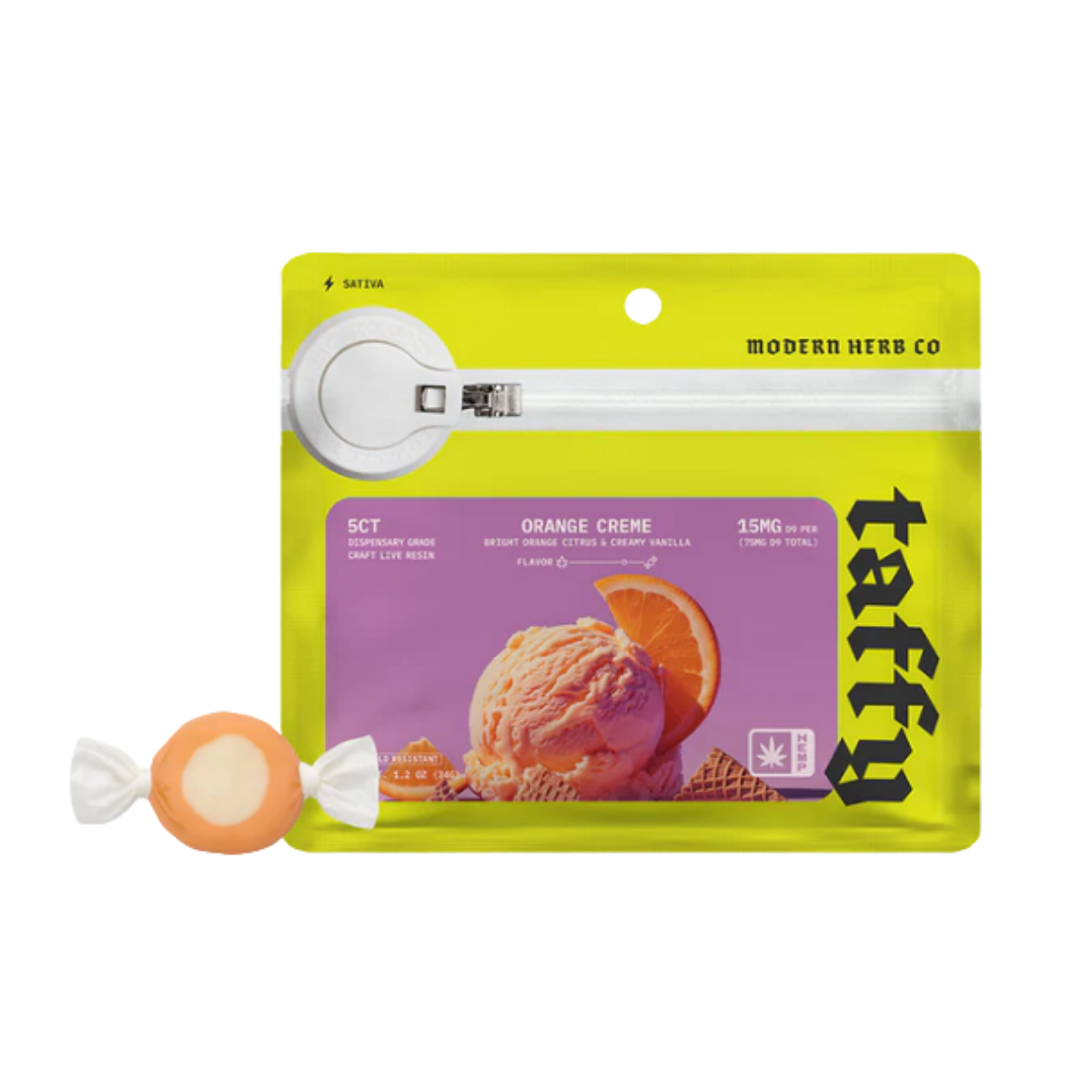 Modern Herb Co Taffy 75mg D9