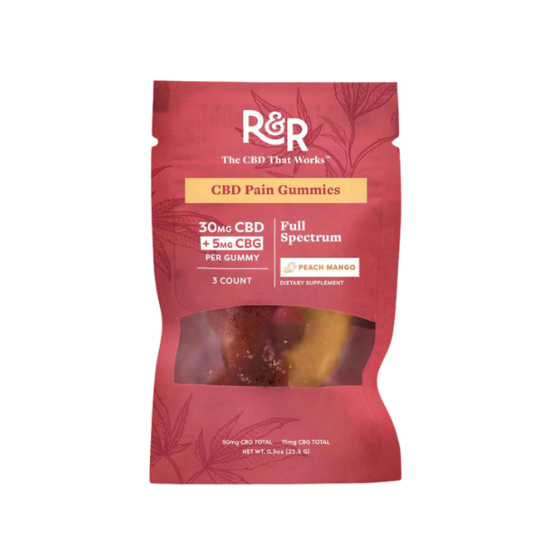 R&R Pain CBD + CBG Gummy Rings