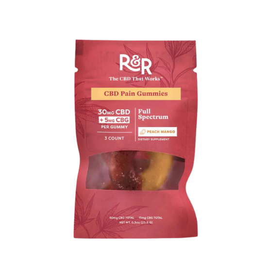 R&R Pain CBD + CBG Gummy Rings