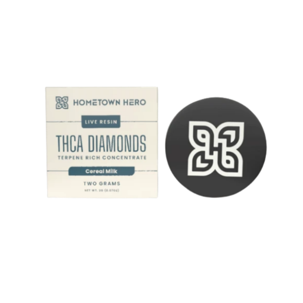Hometown Hero Cereal Milk Hybrid - 2g THCA Diamonds + Live Resin