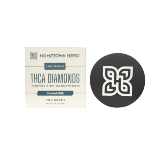 Hometown Hero Cereal Milk Hybrid - 2g THCA Diamonds + Live Resin
