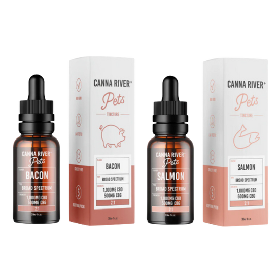 Canna River+ Pet Oils (CBD+CBG)